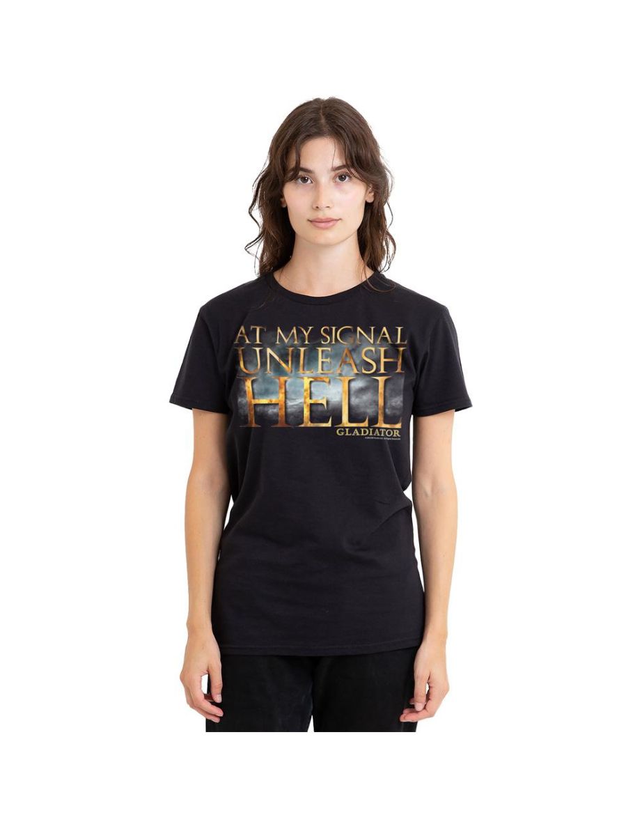 Gladiator Unisex Adult Unleash Hell T-Shirt - Black