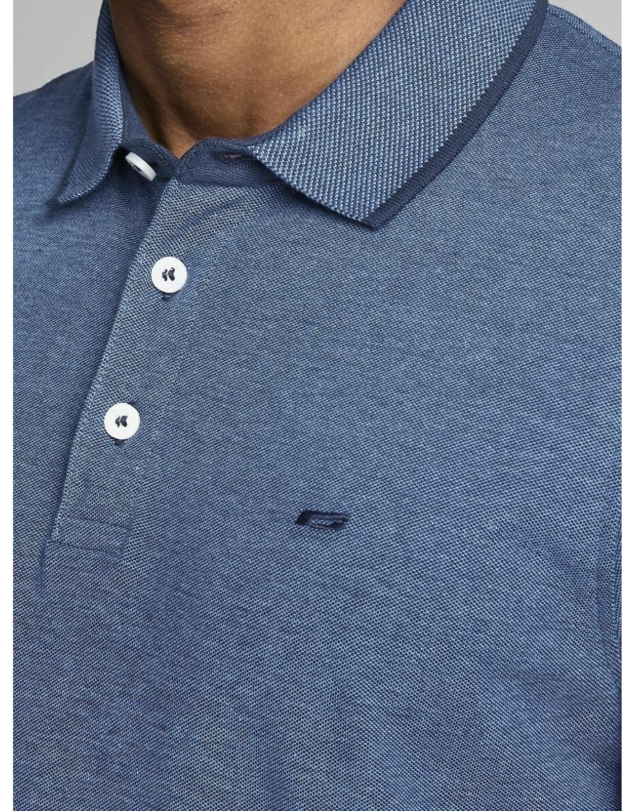 Cotton Pique Polo Shirt with Short Sleeves - 9