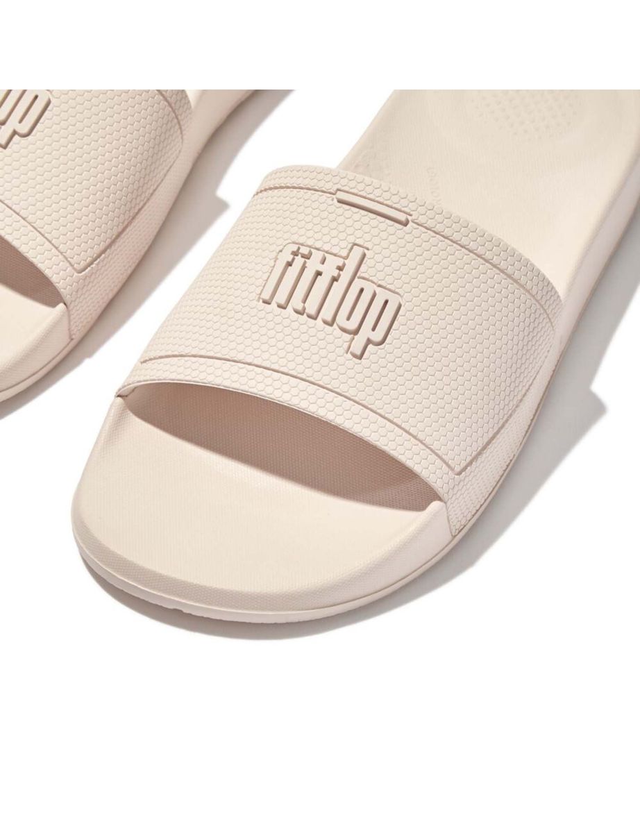 Women's Fit Flop iQushion Pool Slide Sandals in Pink - 4