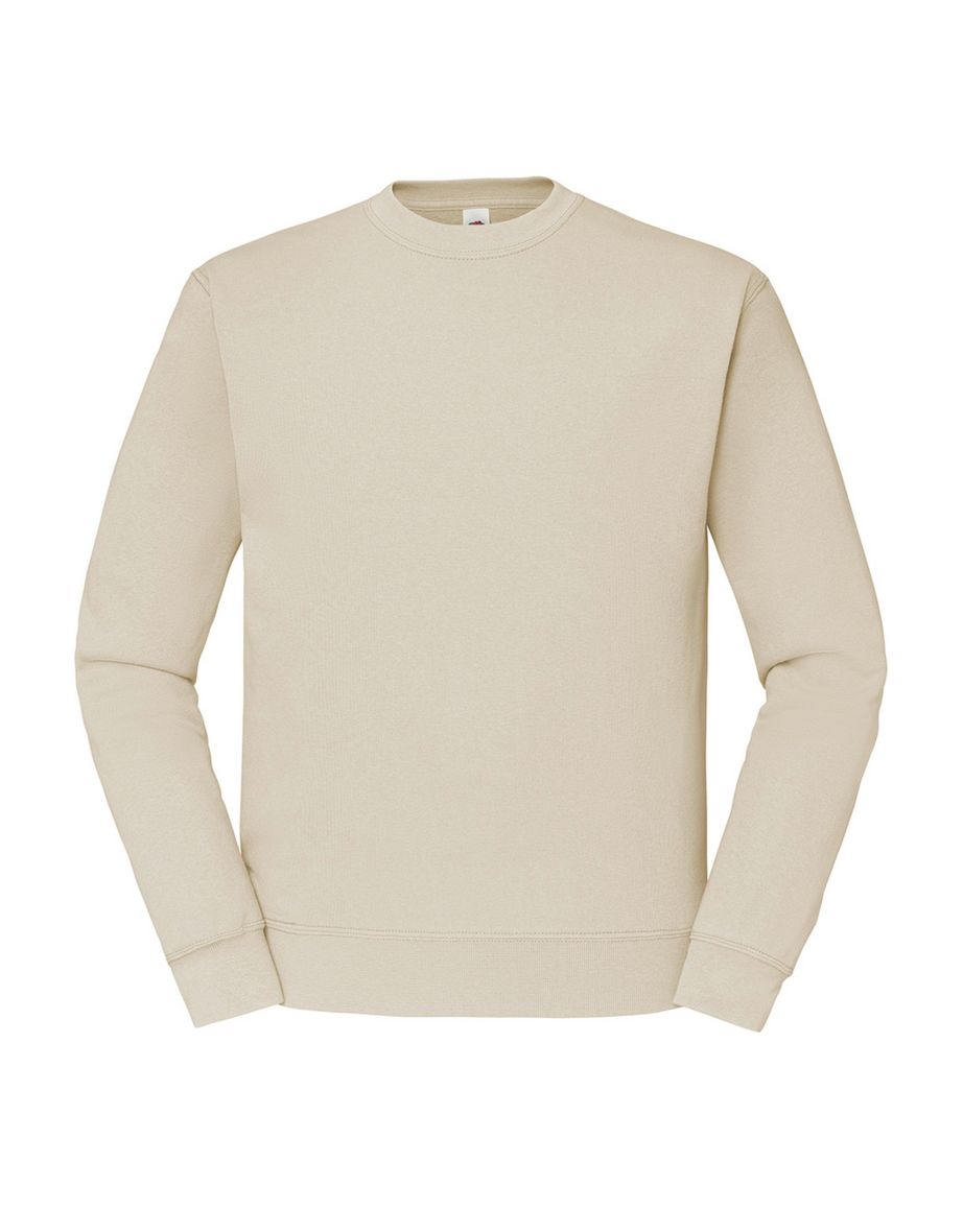 Fruit Of The Loom Mens Classic Drop Shoulder Sweatshirt - Natural