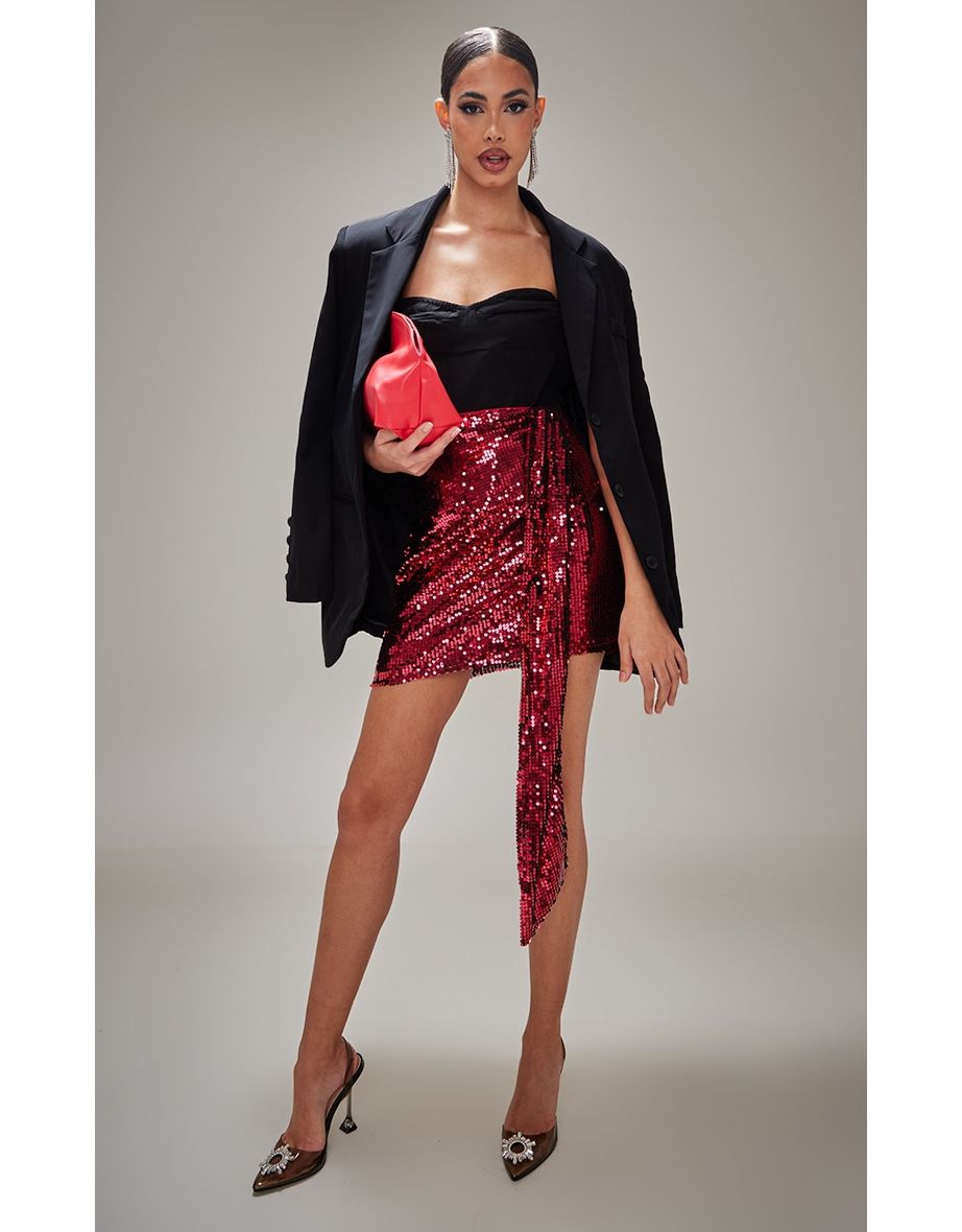 Sequin mini 2024 skirt tall