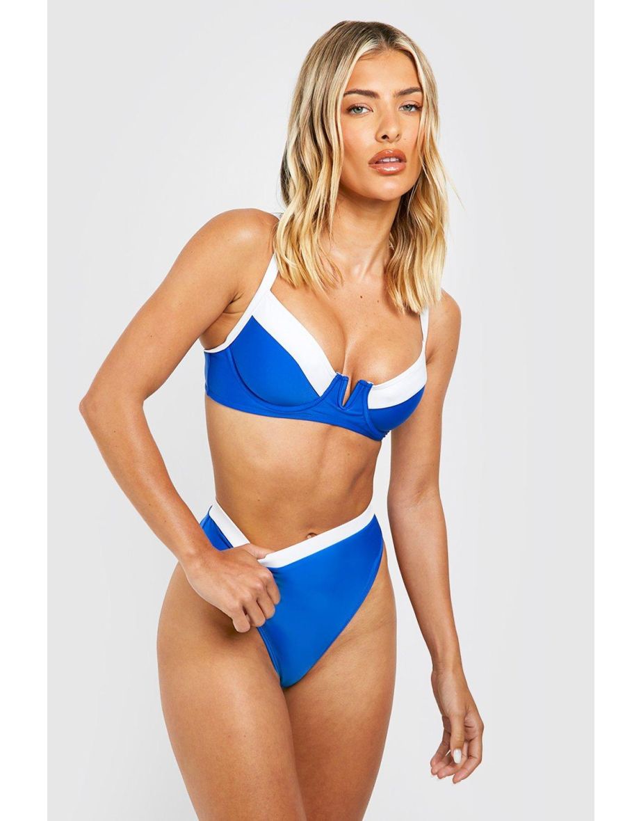 Colour block bikini online