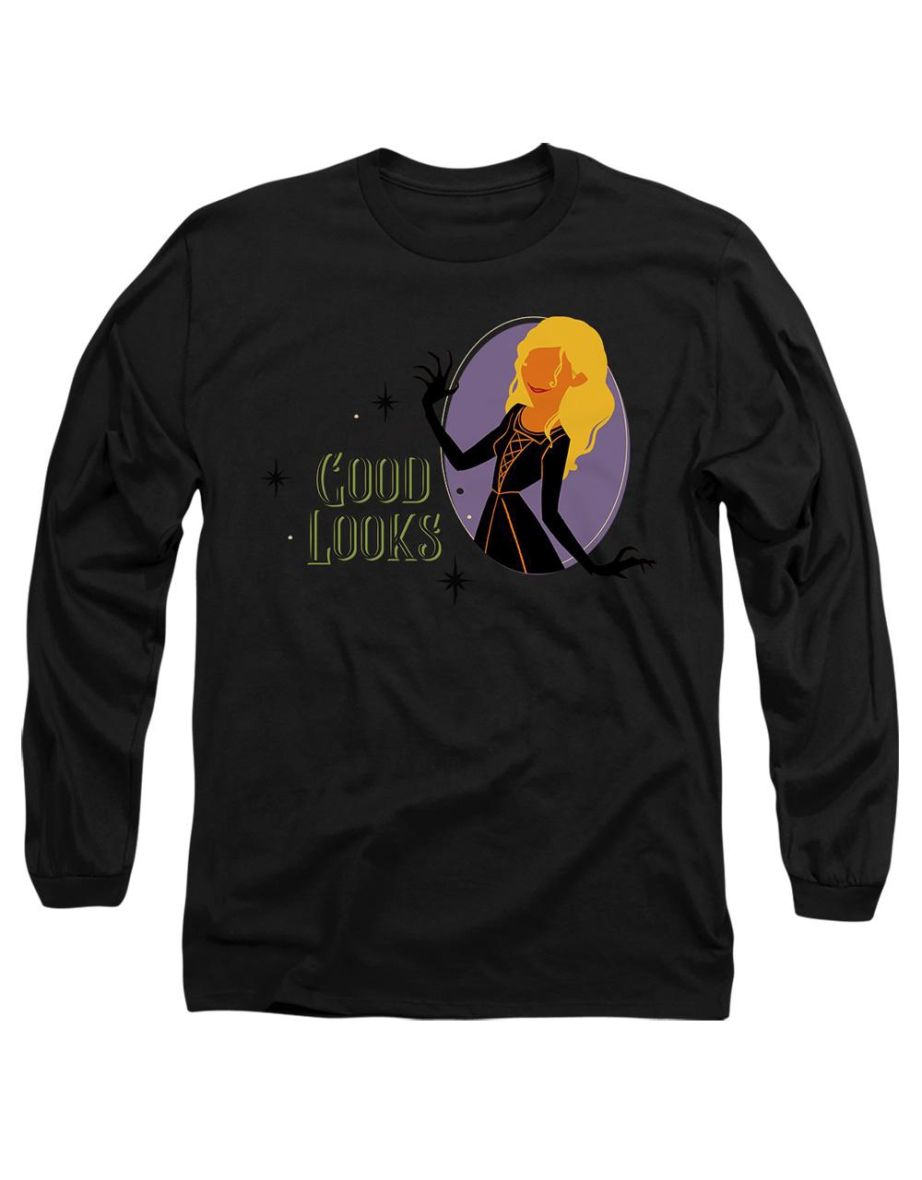 Hocus Pocus  Adult Sarah Is Cursed With Good Looks T-Shirt - Black