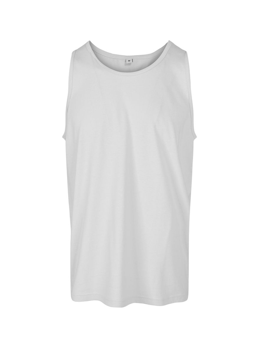 Mens Basic Tank Top - White - 1