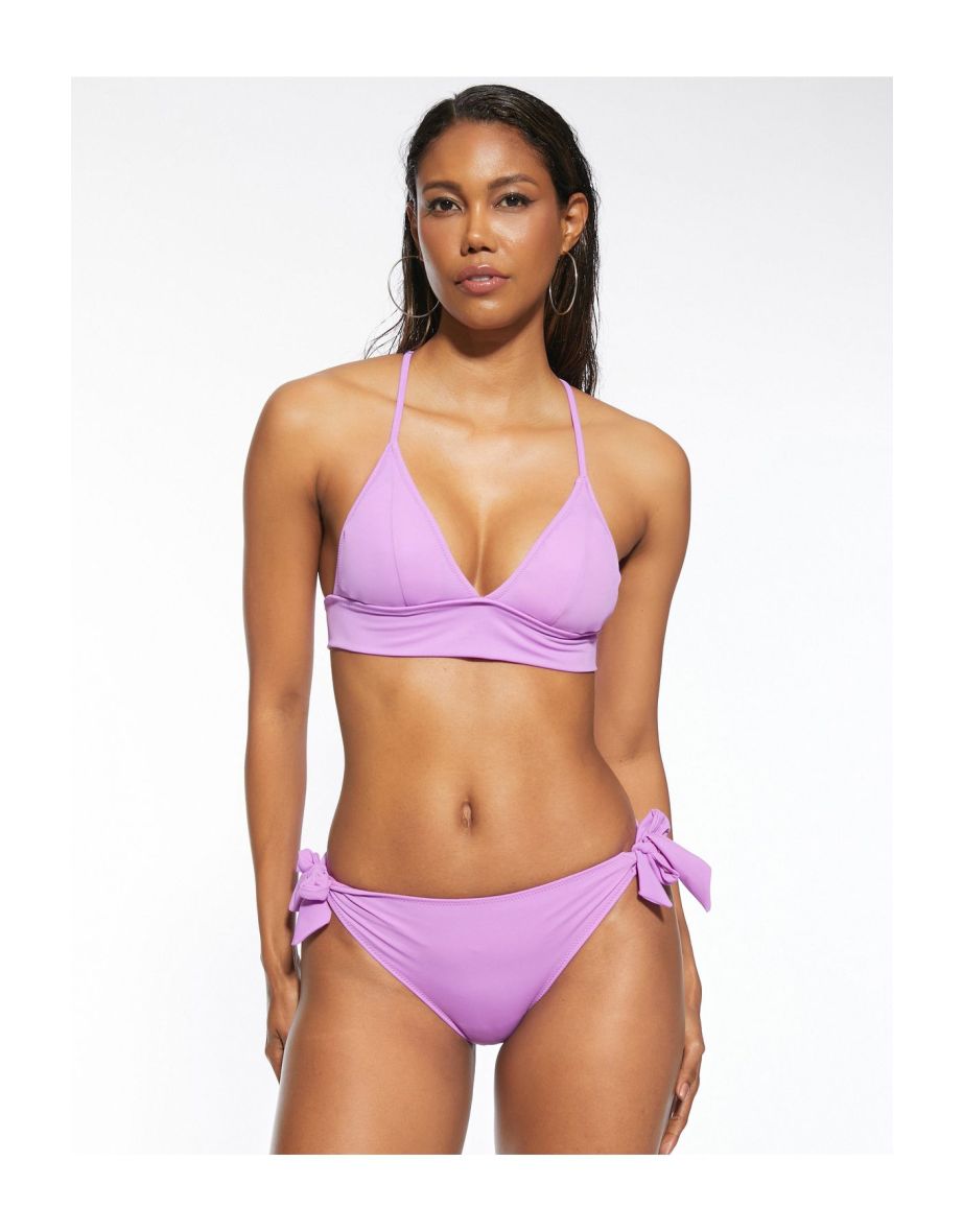 Bikini Top - Purple - Plain