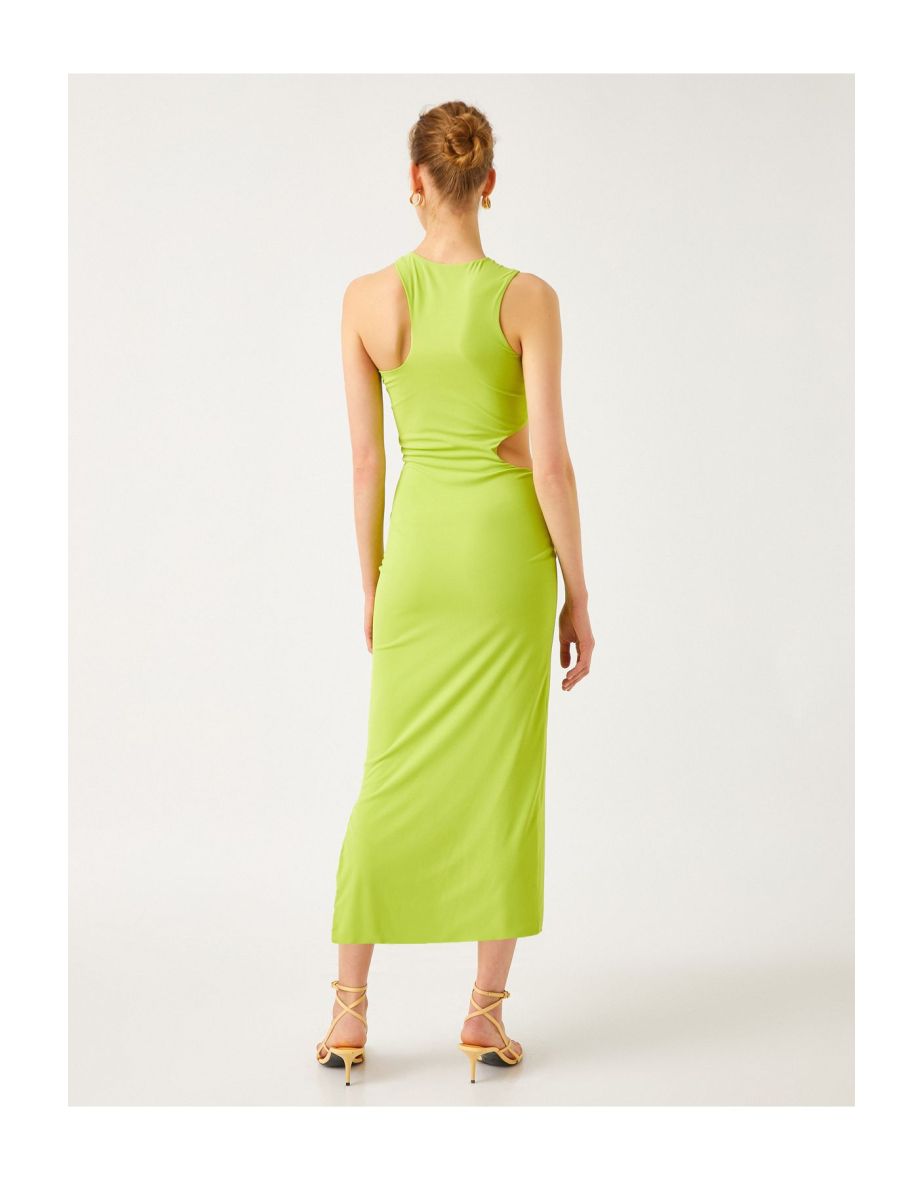 Koton Green Bodycon Midaxi Dress - 3