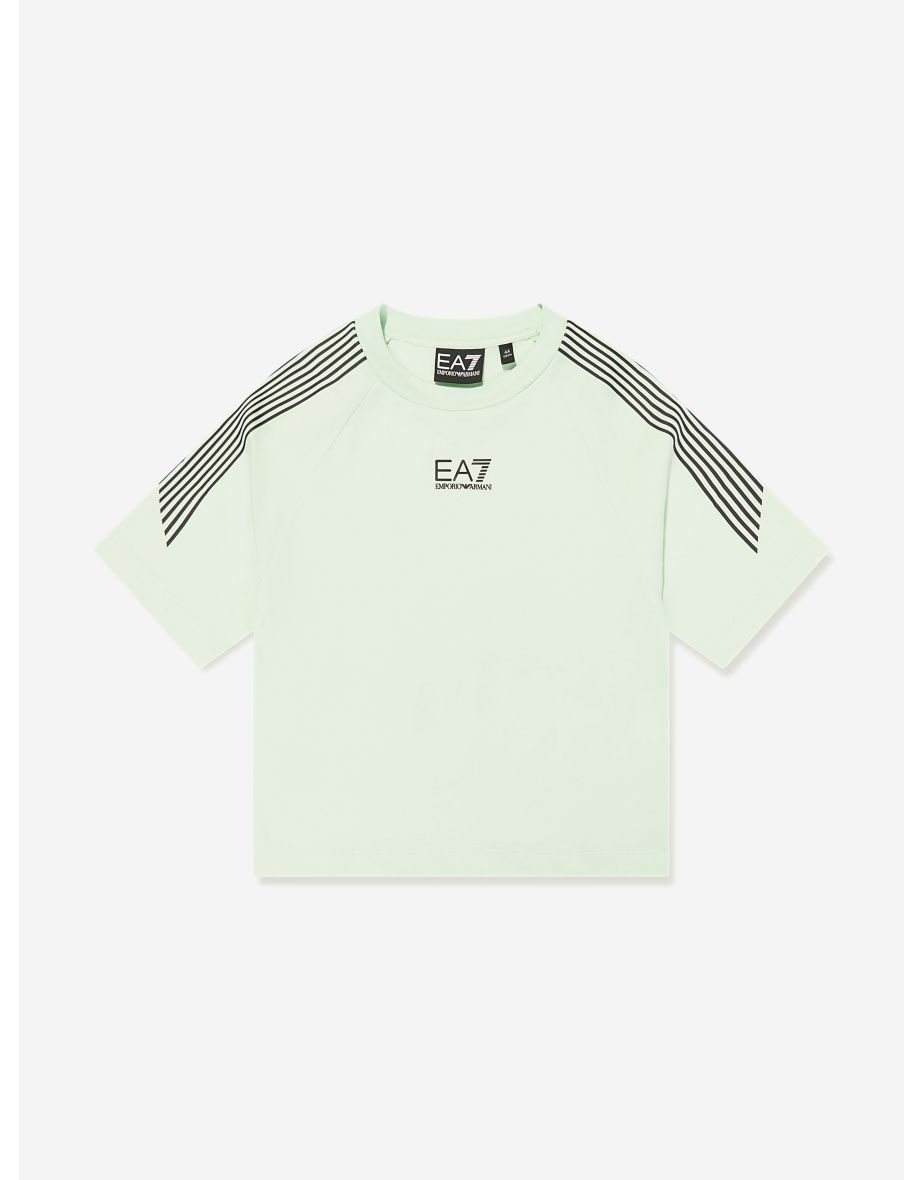 Boys Logo T-Shirt in Green