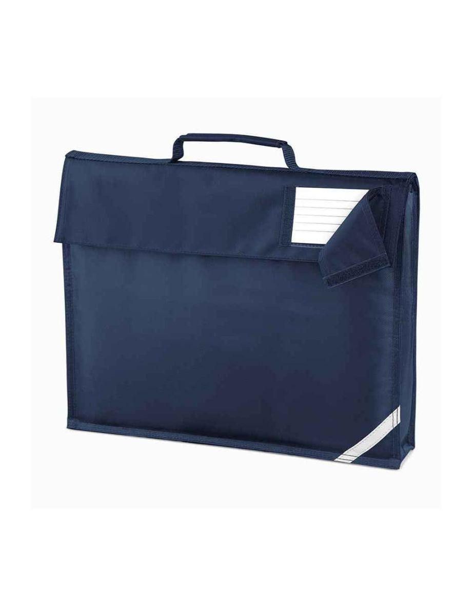 Quadra Childrens/Kids Reflective Book Bag - French Navy