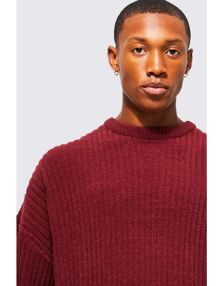 Burgundy chenille jumper best sale