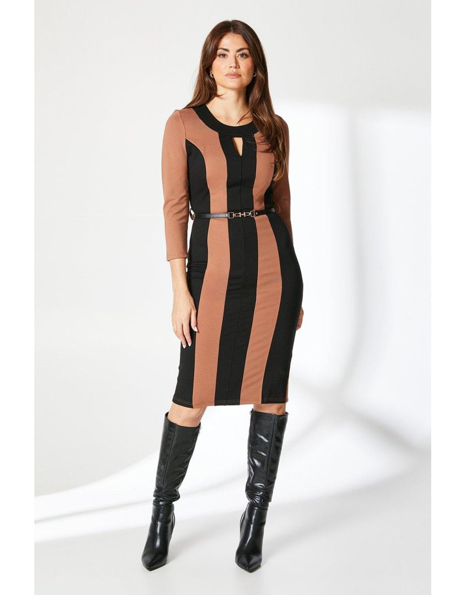 Principles by Debenhams Contrast Detail Ponte Shift Dress