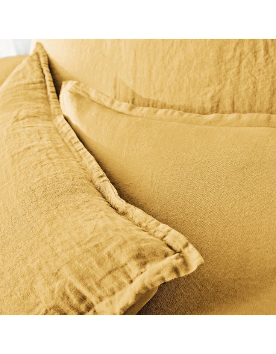 Linot Plain Washed Linen Pillowcase - 8