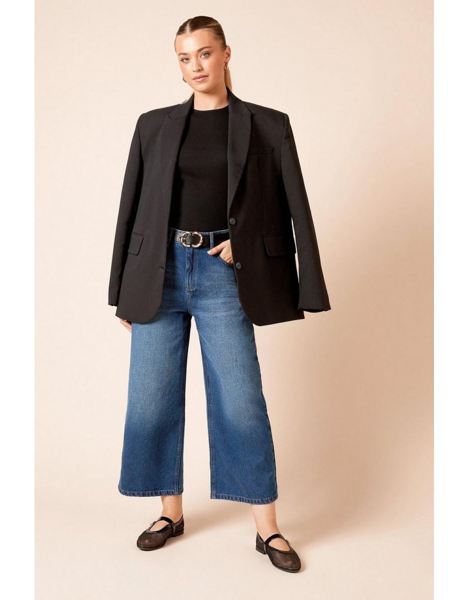 Denim Culotte Jeans