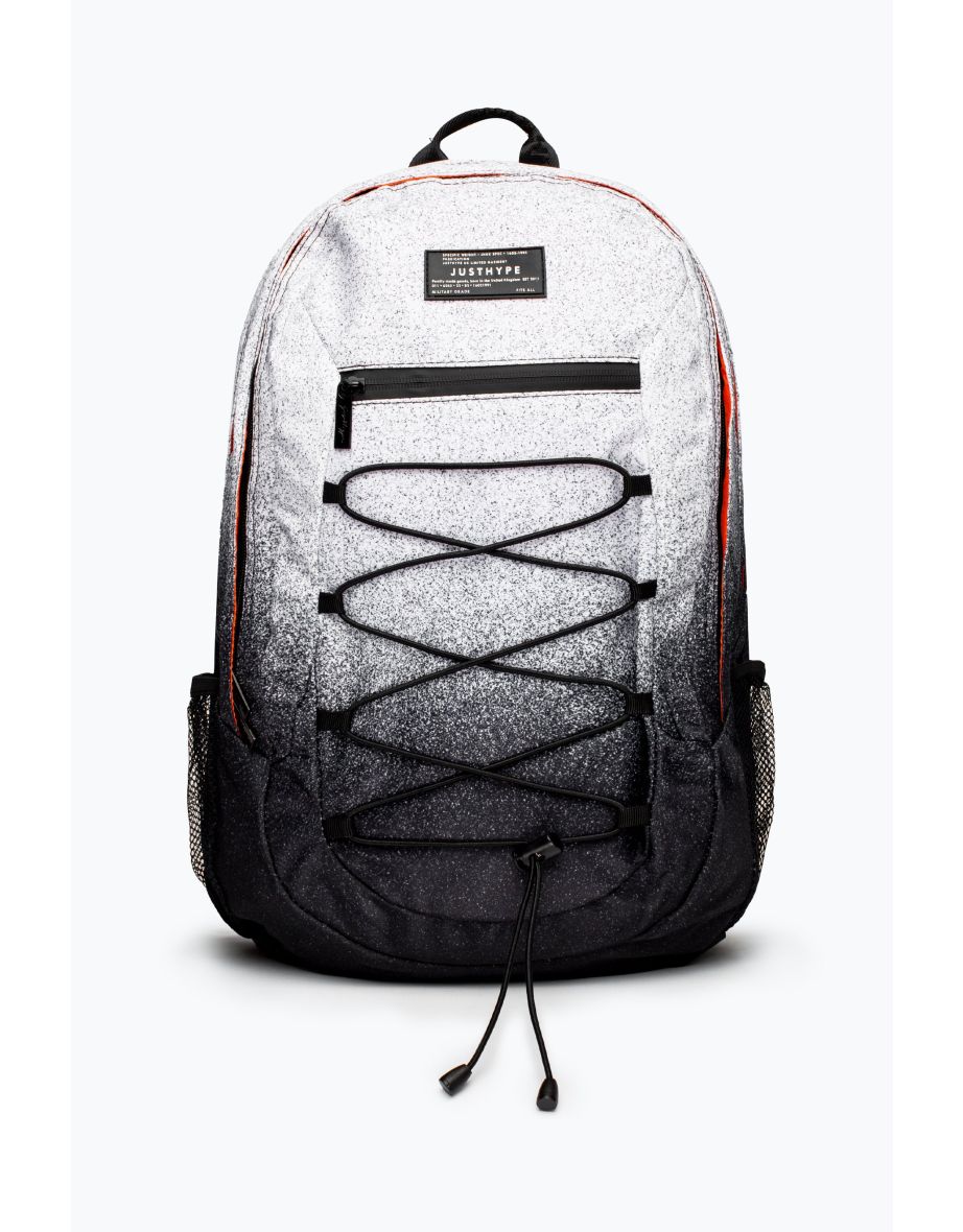 Hype black speckle fade backpack best sale