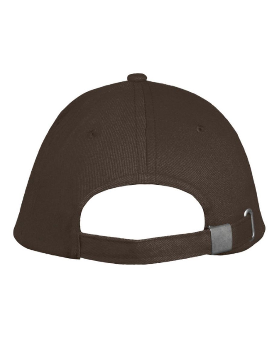 SOLS Unisex Long Beach Cap - Chocolate/Beige - 2