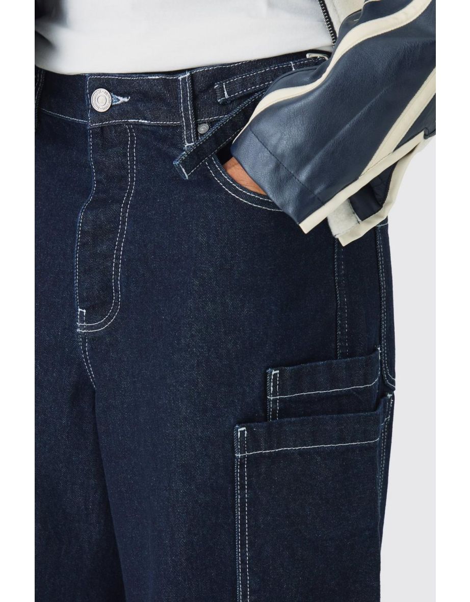 Parachute Rigid Indigo Denim Jeans - indigo - 2