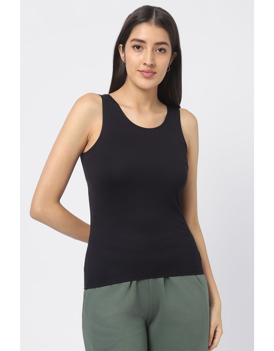 Sleeveless Basic T-Shirt