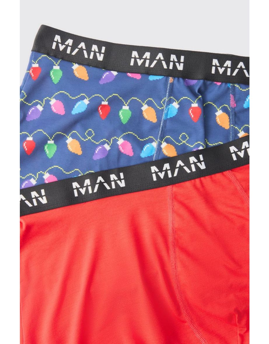 Plus 2 Pack Light Boxers - navy - 2