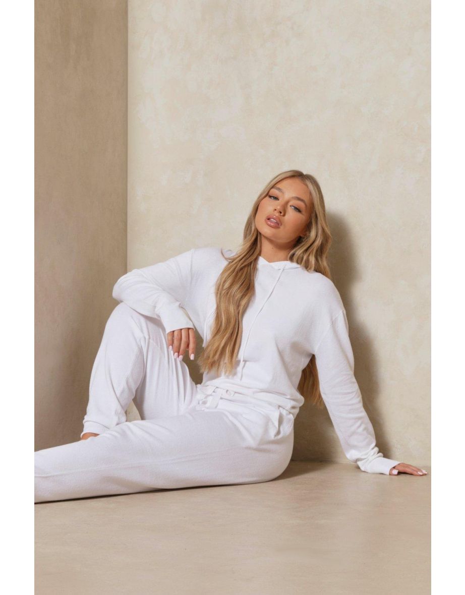 Hooded Knitted Lounge Set - 3