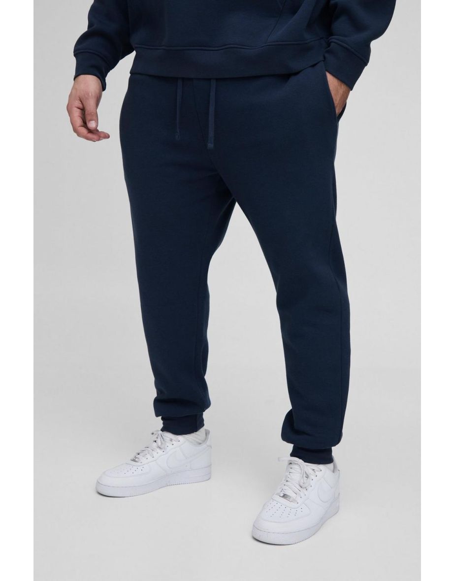 Plus Skinny Fit Basic Jogger - navy