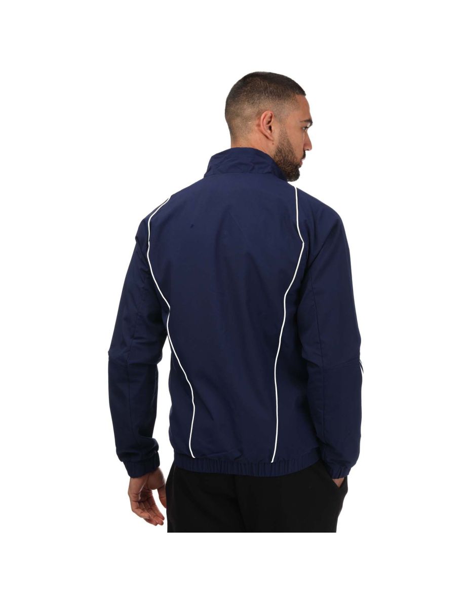 Men's adidas Italy Tiro 23 Presentation Track Top in Blue - 3