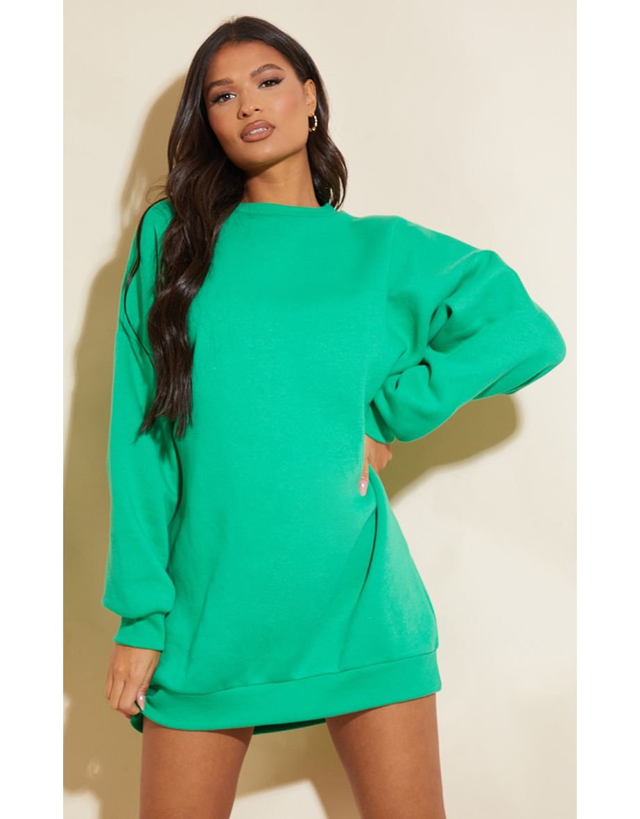 Lime green jumper dress on sale