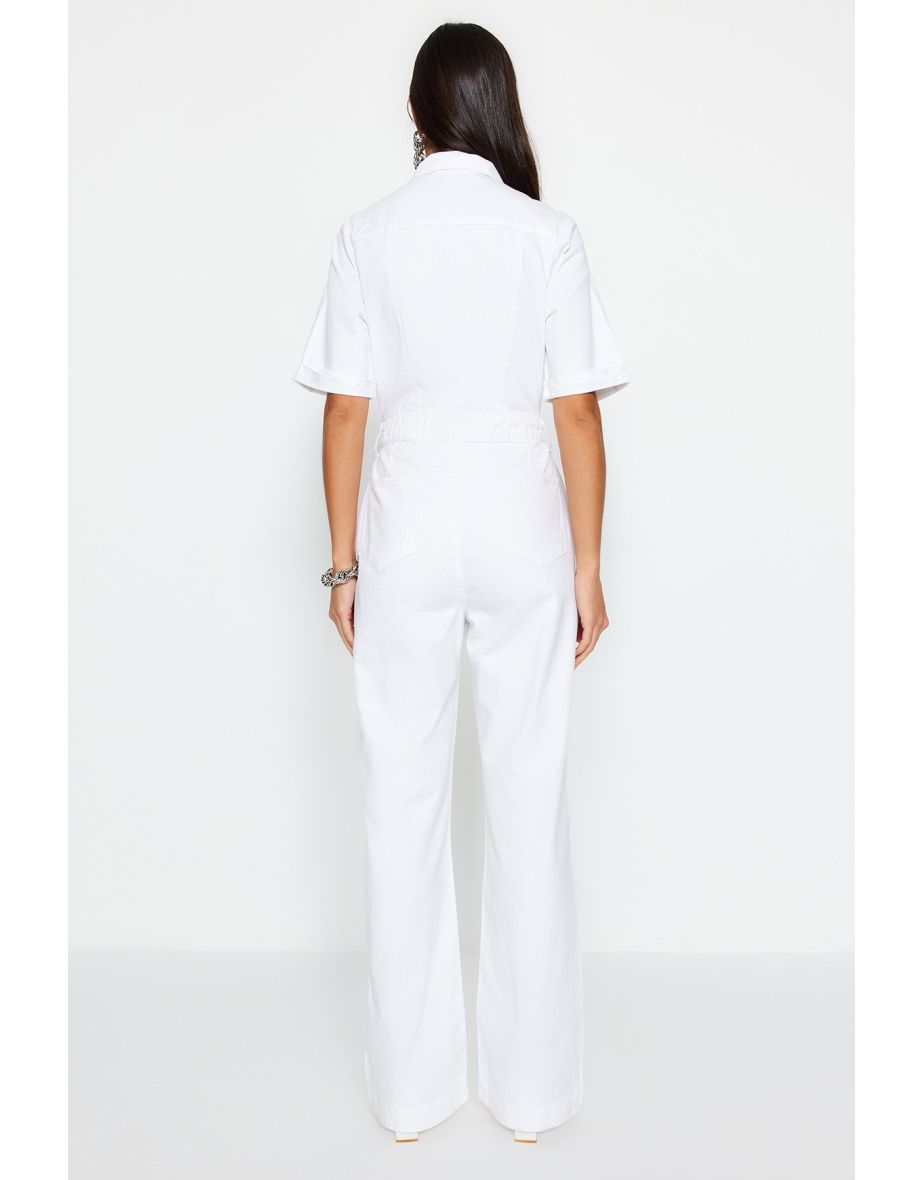 Jumpsuit - White - Relaxed fit - 6