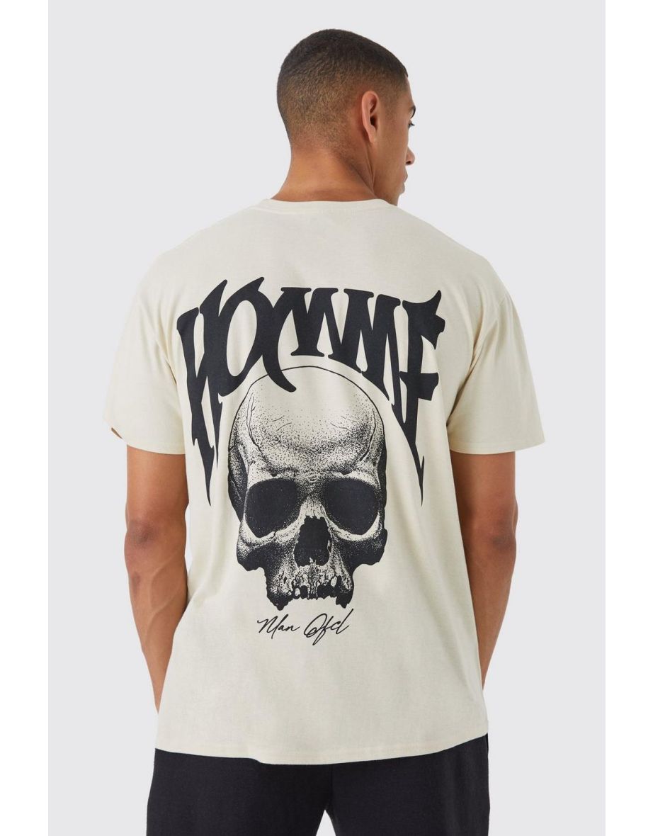 T shirt shop skull homme