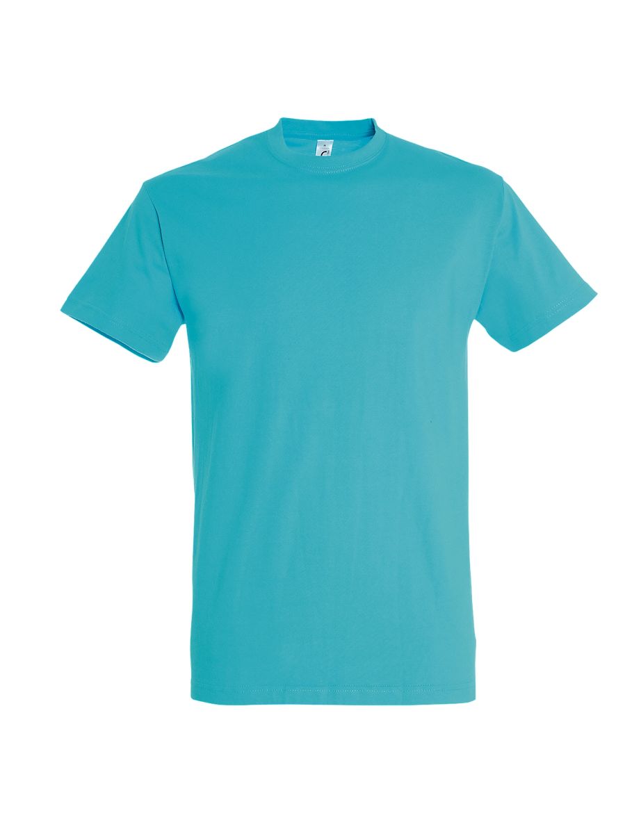SOLS Mens Imperial Heavyweight Short Sleeve T-Shirt - Blue Atoll