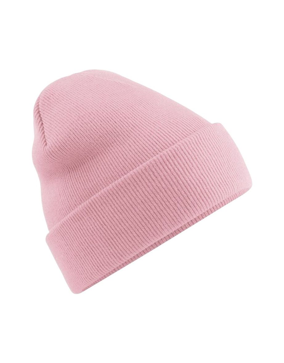Beechfield Soft Feel Knitted Winter Hat - Dusky Pink