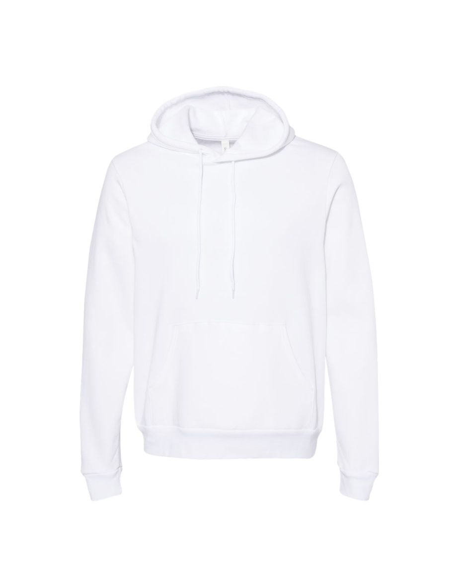 Canvas Unisex Pullover Hooded Sweatshirt / Hoodie - DTG White
