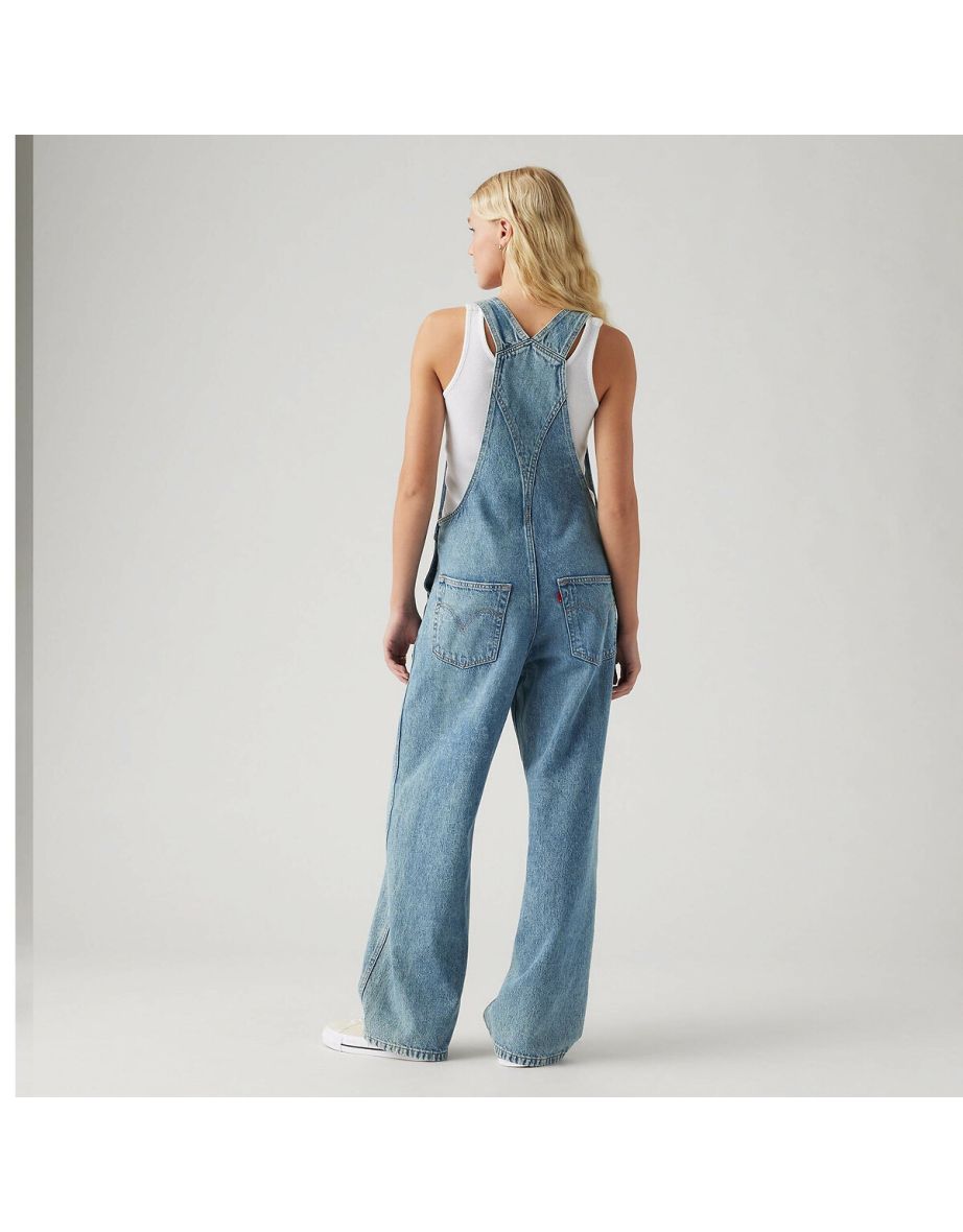Denim Baggy Dungarees - 5