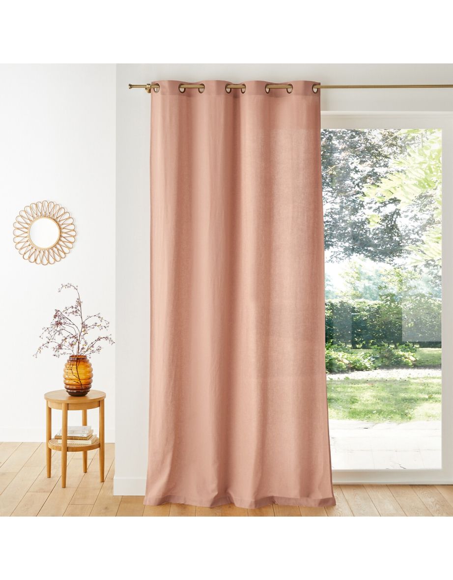 Lincot Linen & Cotton Metal Eyelet Curtain