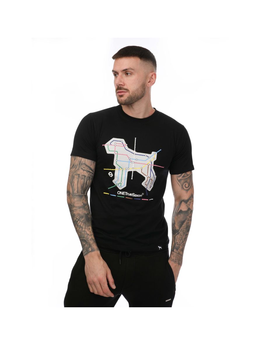 Men's One True Saxon Station T-Shirt in Black