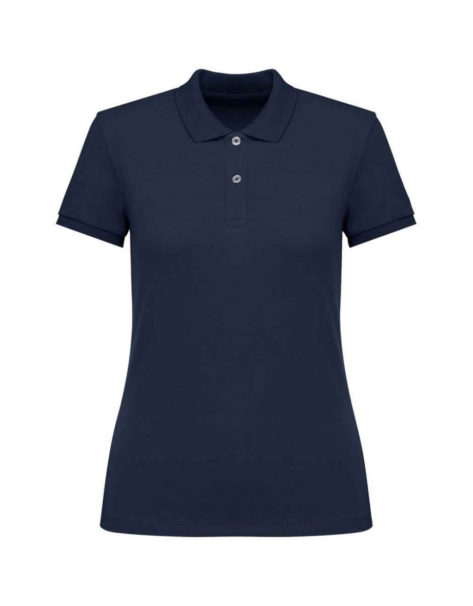 Native Spirit Womens/Ladies Pique Polo Shirt - Navy