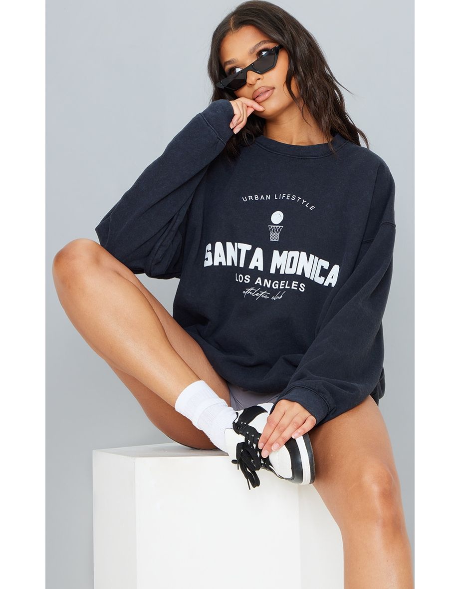 Washed green santa hot sale monica sweatshirt