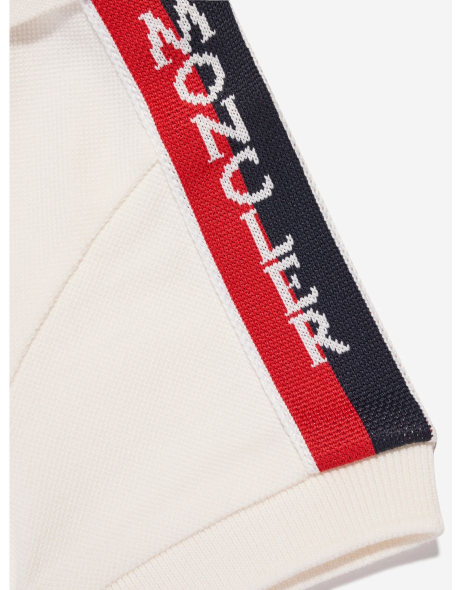 Baby Boys Polo Shirt in White - 3