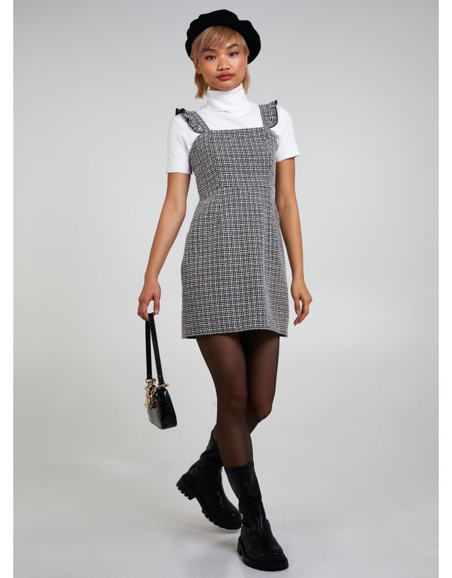 Tweed Pinafore Dress