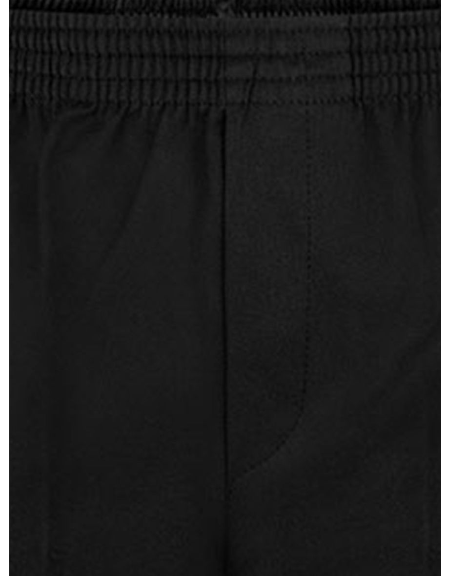 Boys School Full Elastic Pull Up Trousers in Black - 2