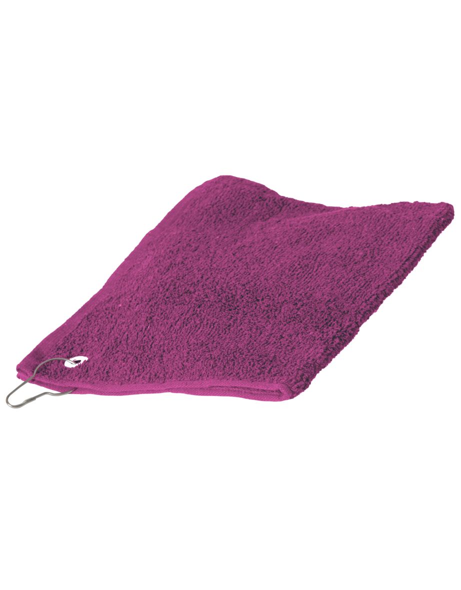 Towel City Luxury Range 550 GSM - Sports Golf Towel (30 X 50 CM) - Fuchsia