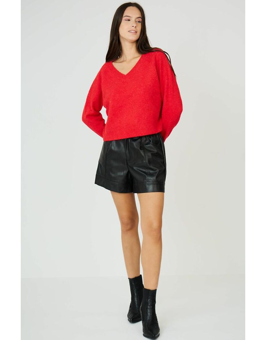 Chunky Knit Jumper/Sweater with V-Neck