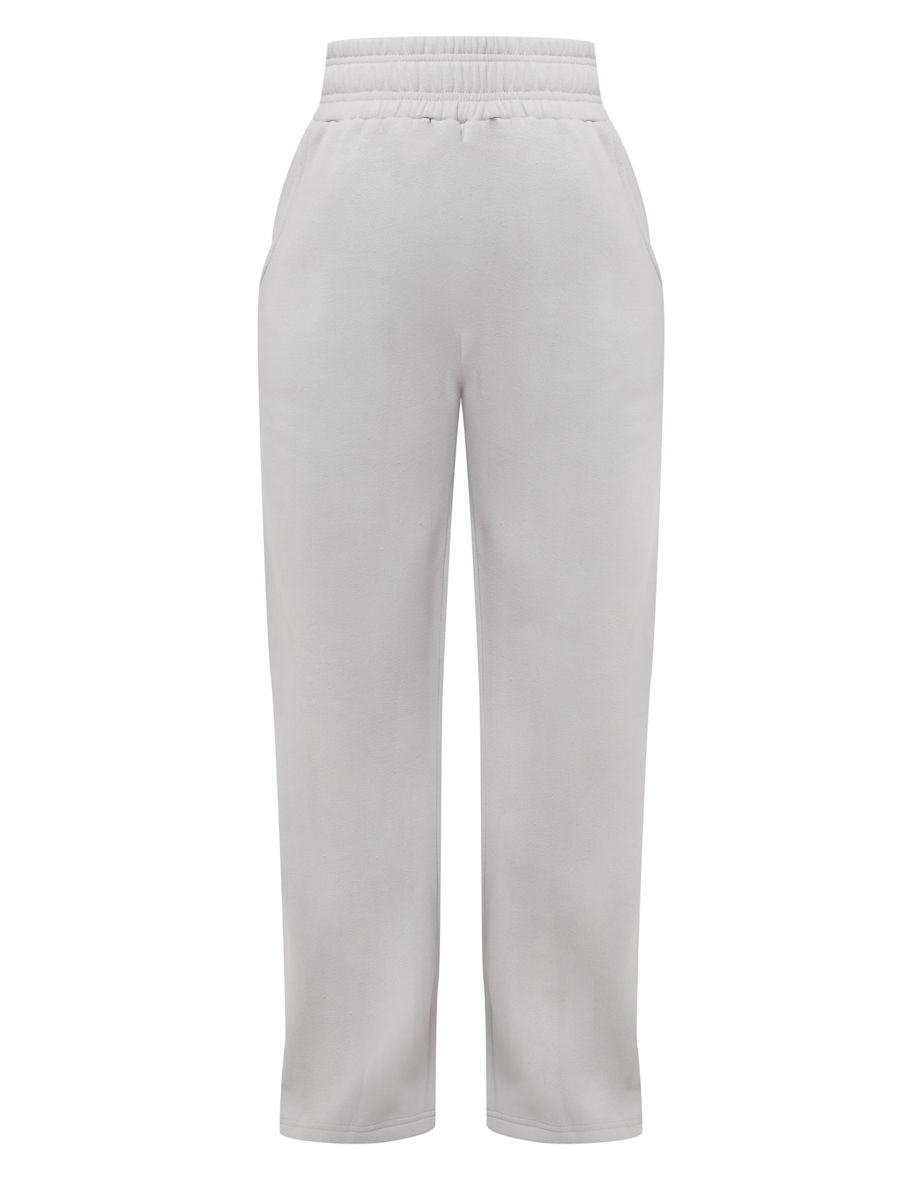 Shape Grey Sweat High Waist Wide Leg Joggers - 4
