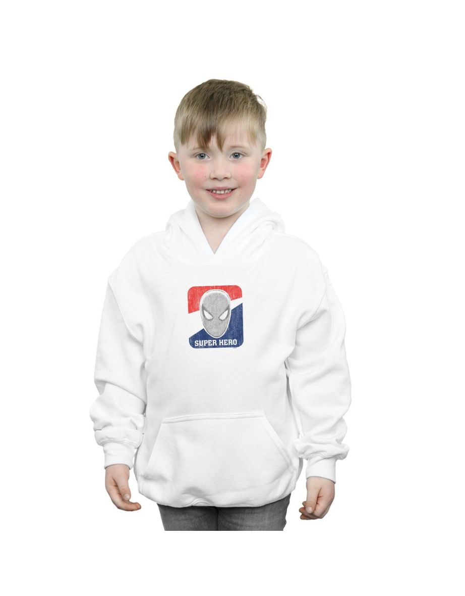 Marvel Boys Spider-Man Superhero Sports Hoodie - White