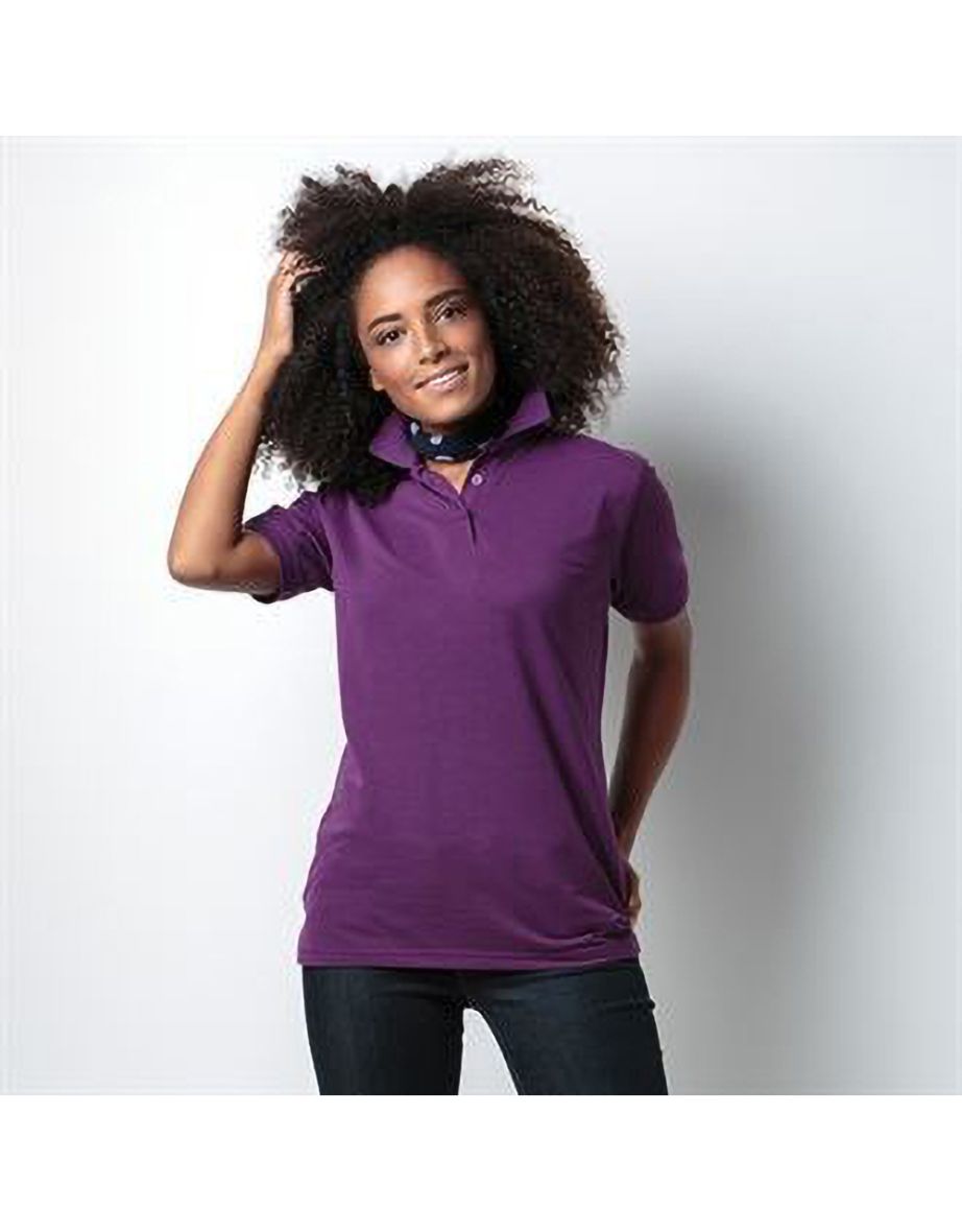 Kustom Kit Ladies Klassic Superwash Short Sleeve Polo Shirt - Purple - 1