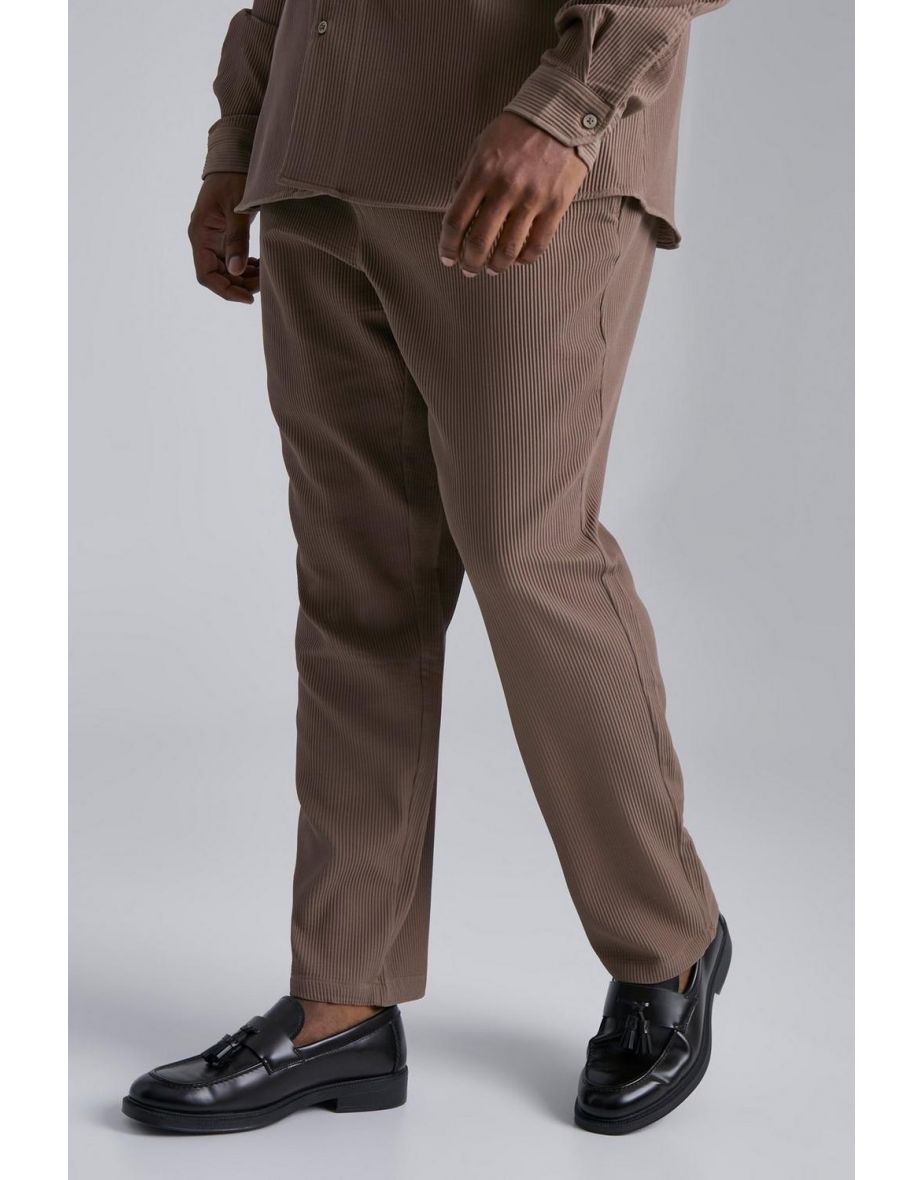 Buy Checked Slim Fit Pleated Trousers Online at Best Prices in India -  JioMart.