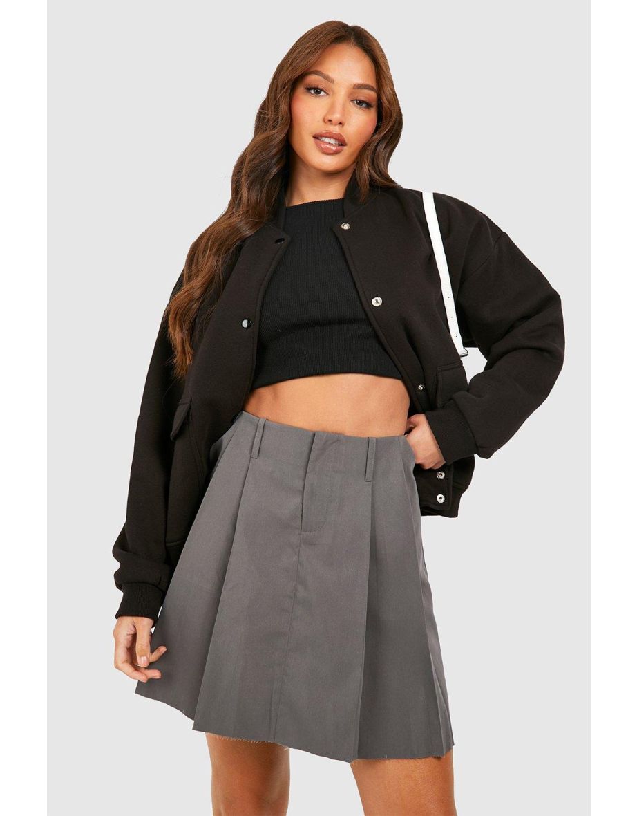 Pleated mini shop skirt tall