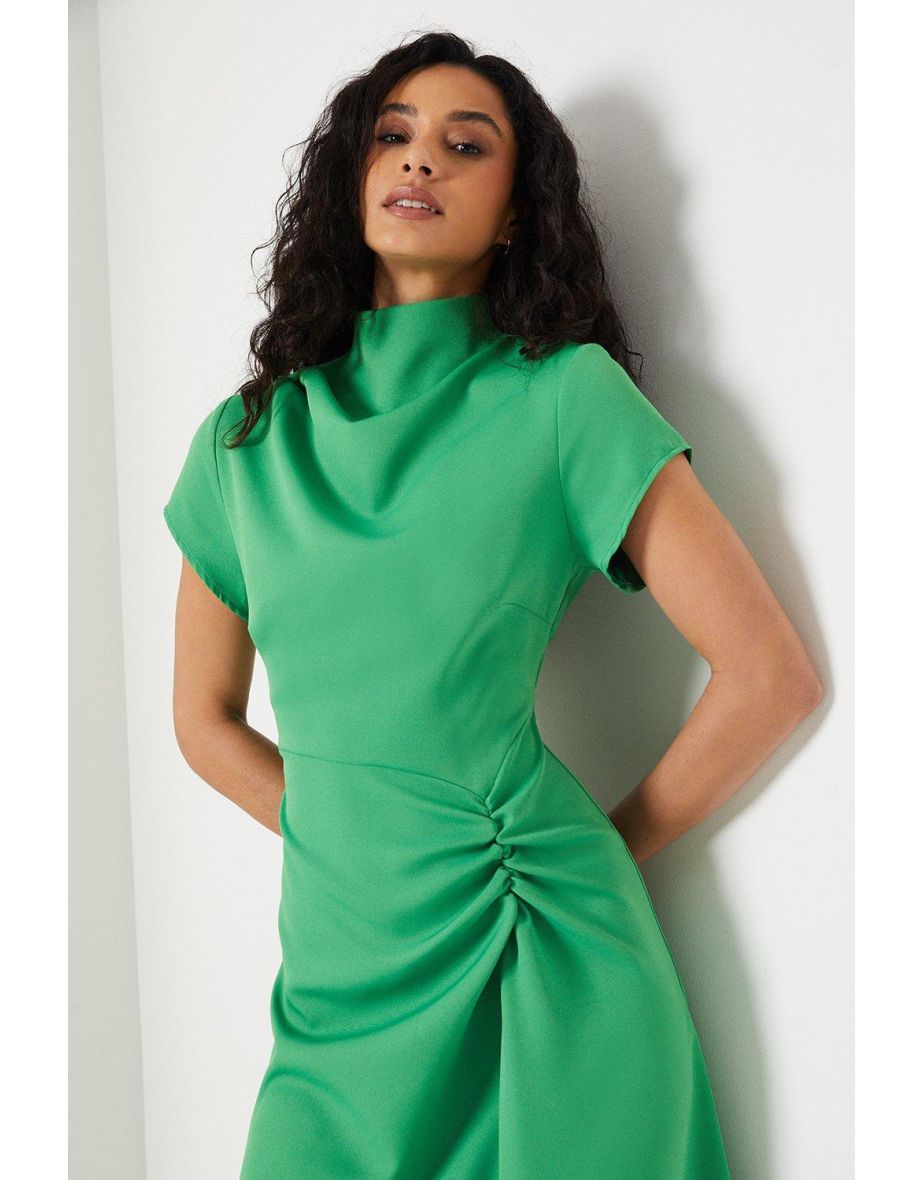 Occasion Fit & Flare Dress - green - 3