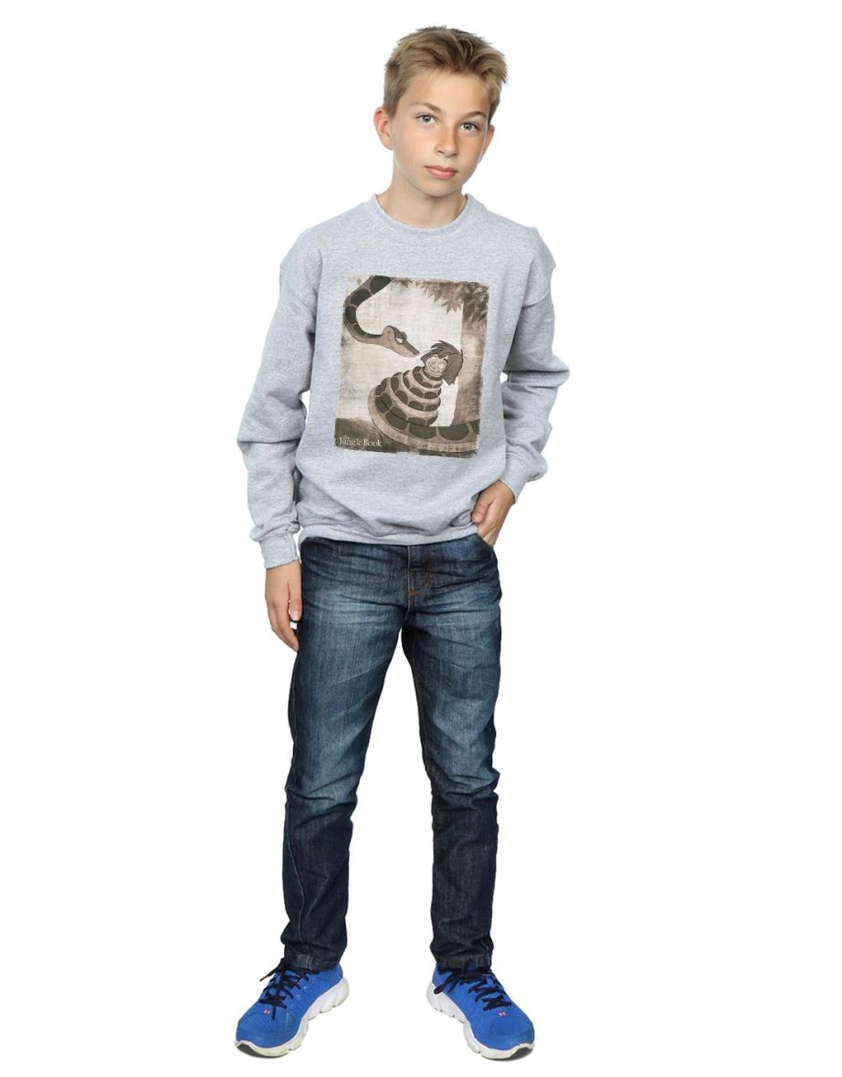 Disney Boys The Jungle Book Hypnosis Sweatshirt - Sports Grey - 3