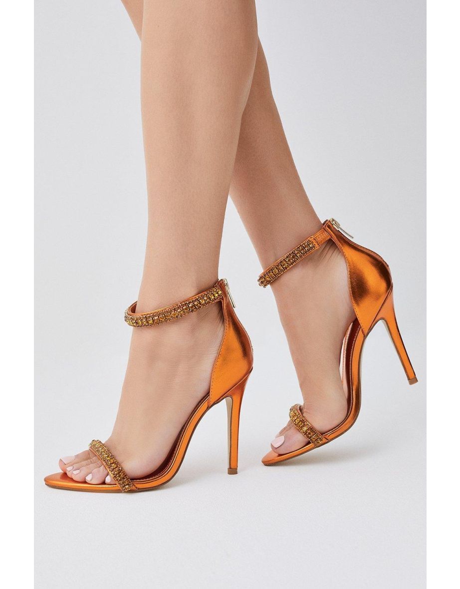 Karen millen gold heels best sale