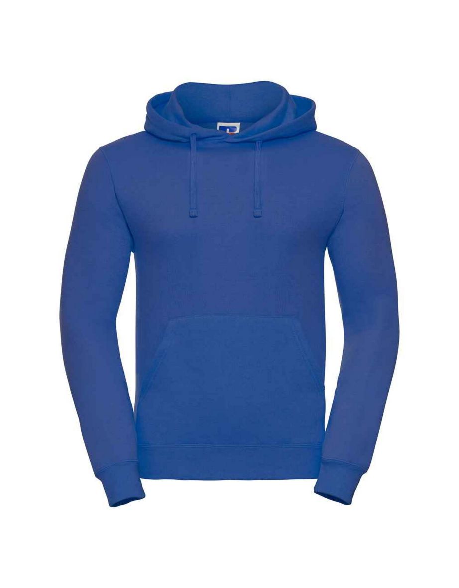 Russell Mens Plain Hoodie - Bright Royal Blue