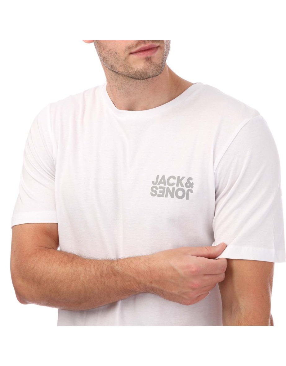 Men's Jack Jones Corp Reverse 5 Pack T-Shirts in other - 3